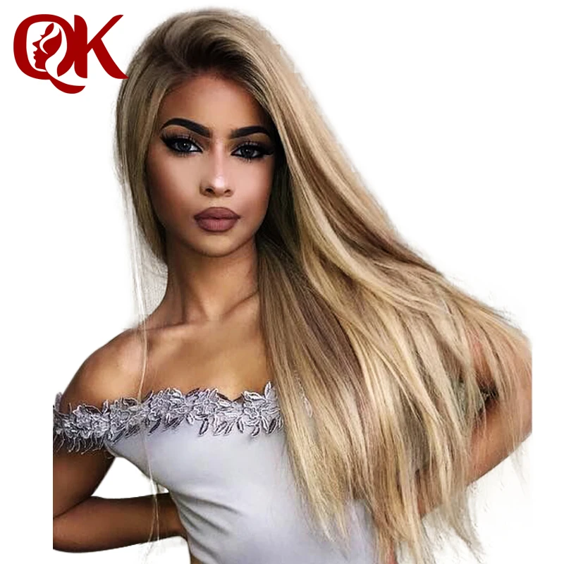 T4/27/613 Ombre Color Winter Wigs Silky Straight 100% Brazilian Human Remy Hair