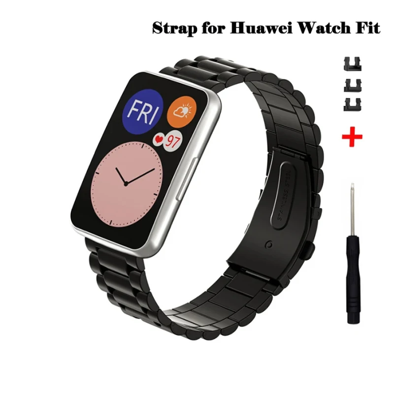 

Reloj Inteligente Metal Watchs Band For Huawei Watch Fit Strap Bracelet Smart Watch Band