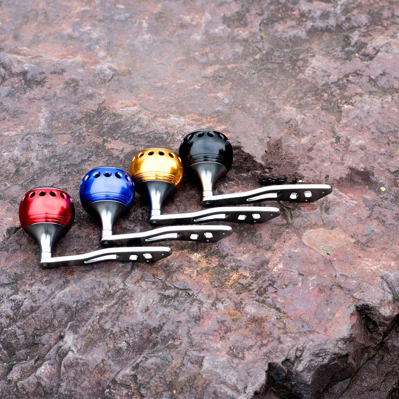 Rompin рыболовная катушка ручка из алюминиевого сплава EVA рокер прочная одиночная