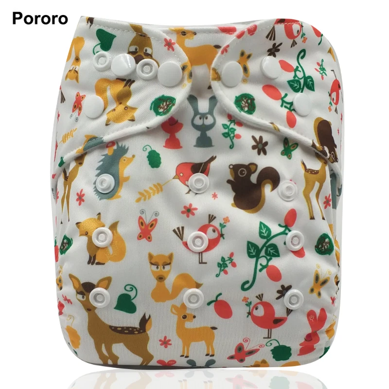 Pororo брендовые 1 шт. водонепроницаемые детские подгузники с цифровой печатью одного размера, многоразовые детские подгузники по оптовой цене
