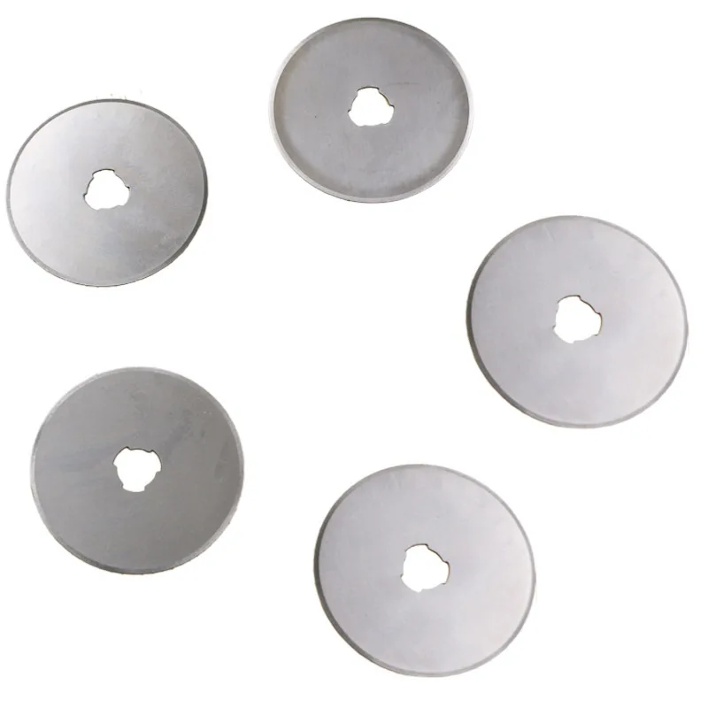 5Pcs 28MM Rotary Cutter Blades Steel Small Round Blade For Cloth Pathing Sewing Paper Cutting Round Knife Hand Tool Set