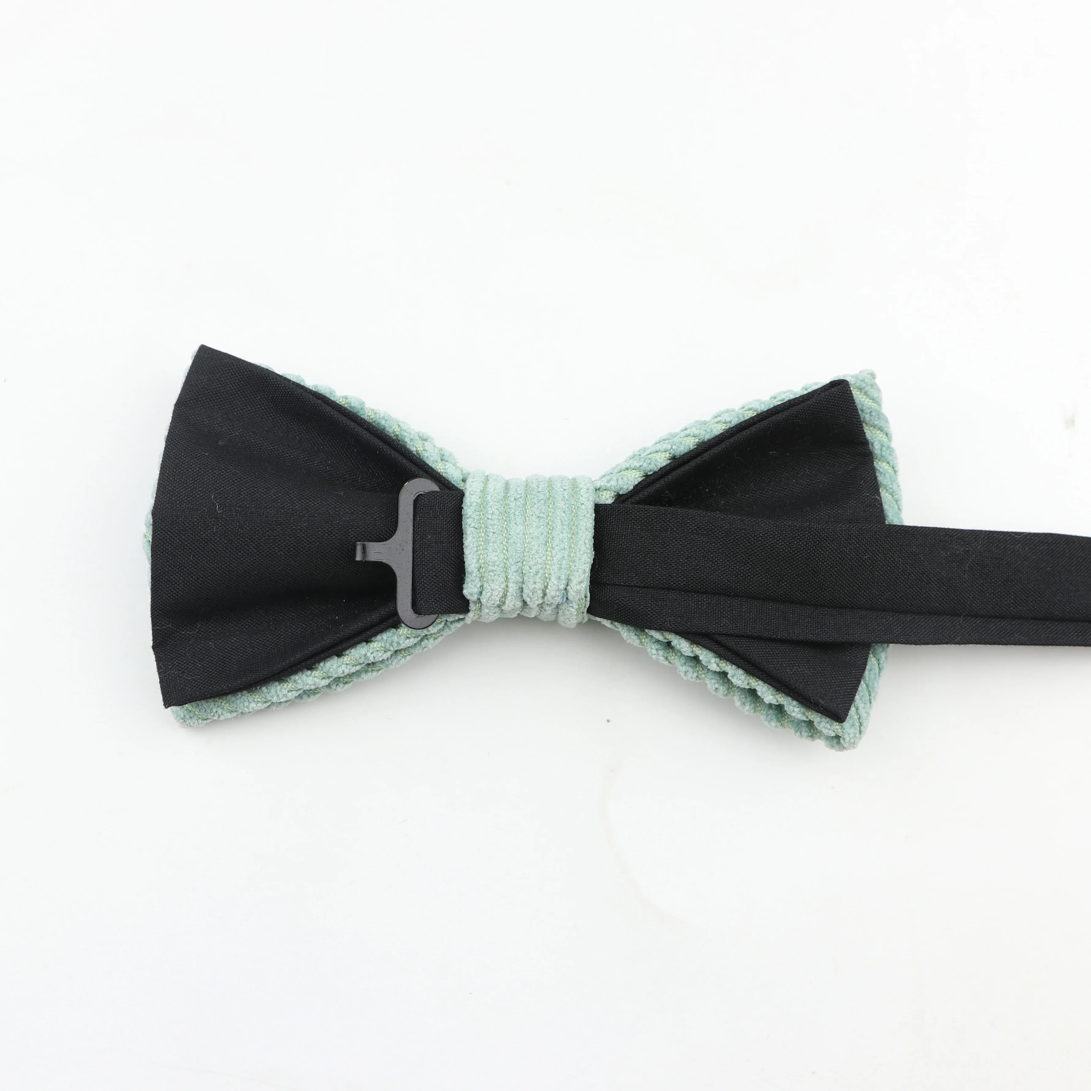 Мужской вельветовый галстук бабочка гибкий гладкий мягкий матовый декоративный