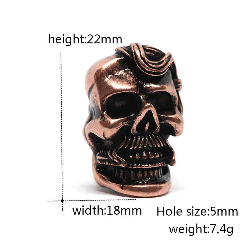 Бусины-разделители для изготовления ювелирных изделий бусины в форме черепа