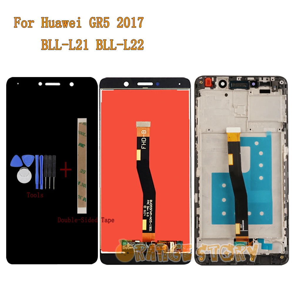 5 'Сенсор Стекло монитор для Huawei gr5 2017 BLL L21 L22/Honor 6X BLN AL10 L22 полный ЖК дисплей