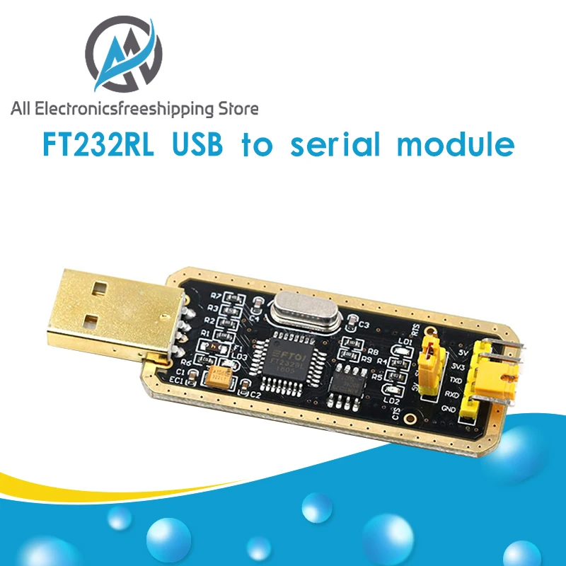 Адаптер USB в TTL преобразователь серийный для проектов разработки с подлинным FTDI