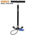 Ручной насос высокого давления SMACO, 4-ступенчатый ручной насос из нержавеющей стали для наполнения винтовки, пейнтбола, PCP, подводного плавания