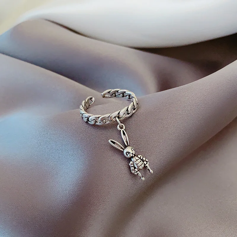 

Fashion Vintage Rings For Women Girl Punk Hip Hop Opening Adjustable Ring Weaving Rings Statement Jewelry Gift