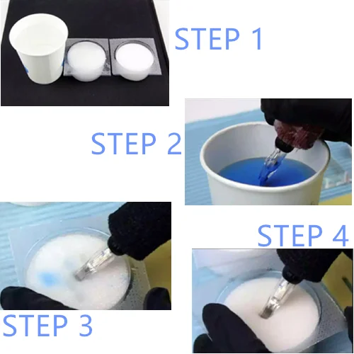 Колпачок для татуировки из пенопласта 24 шт.|Аксессуары татуажа| |