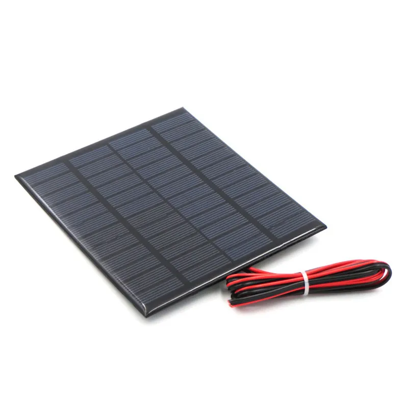 12V Панели солнечные 150mA 2 Вт 3 18В 4W 4 5 V набор сделай сам для дома Система хранения