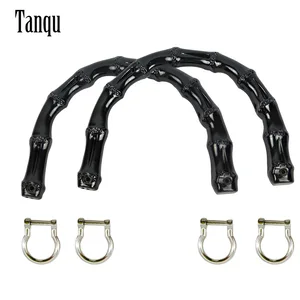 2019 Tanqu Новинка 1 пара пластиковых ручек в форме бамбука для классической мини-сумки O Женская сумка для Obag корзины O moon