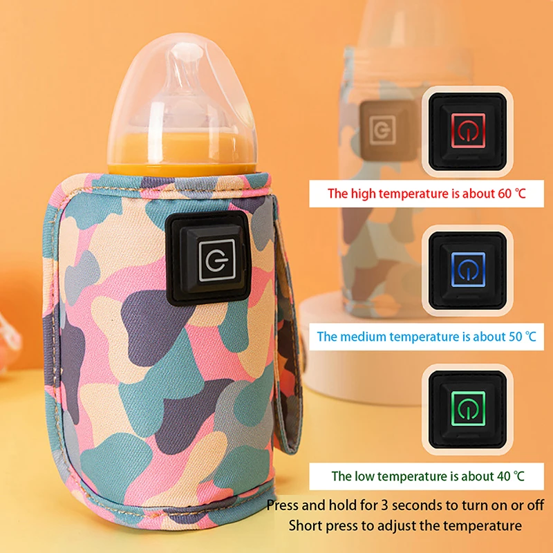 Портативный подогреватель для детской бутылочки с USB молока бутылочек кормления