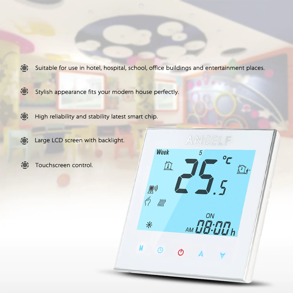 Новый умный термостат Wi-Fi для напольной системы отопления контроллер