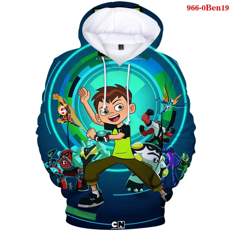 Кровь аниме Ben10 толстовки для мужчин женщин уличная Повседневная Толстовка 3D