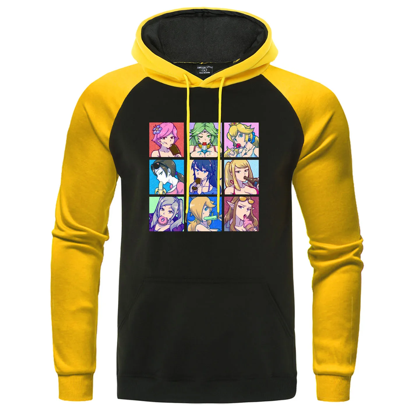 Толстовка мужская флисовая с капюшоном Super Smash Bros на осень/зиму | Мужская одежда