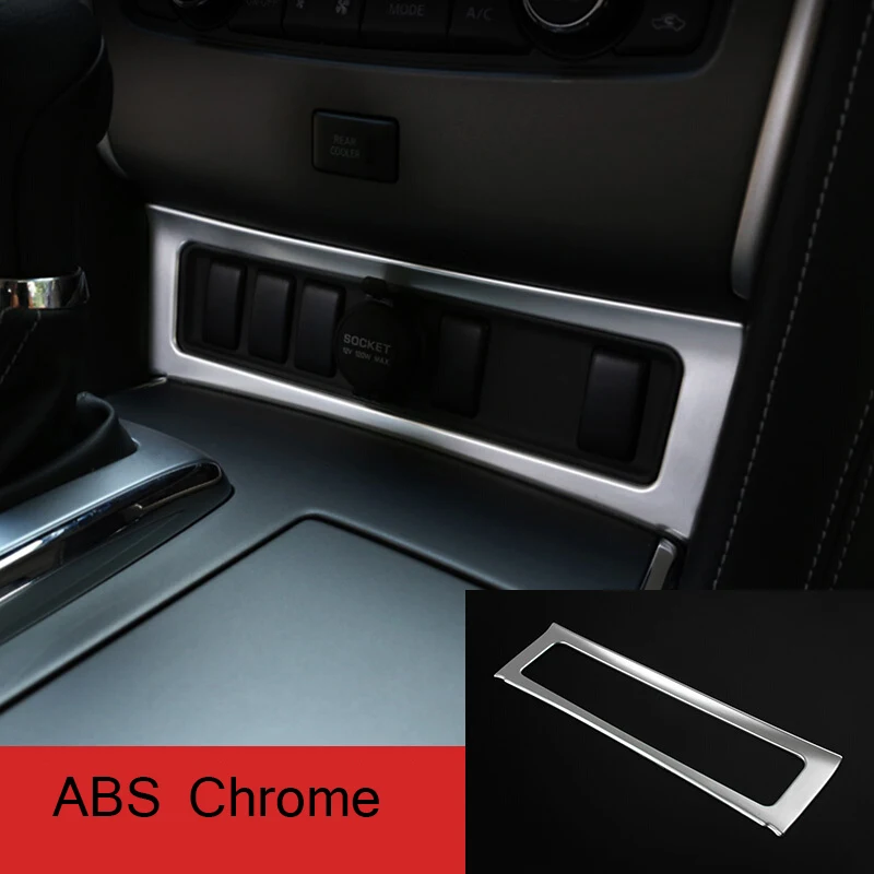ABS хром для NIssan патруль Армада Y62 2017 2018 аксессуары панель горелки автомобильной