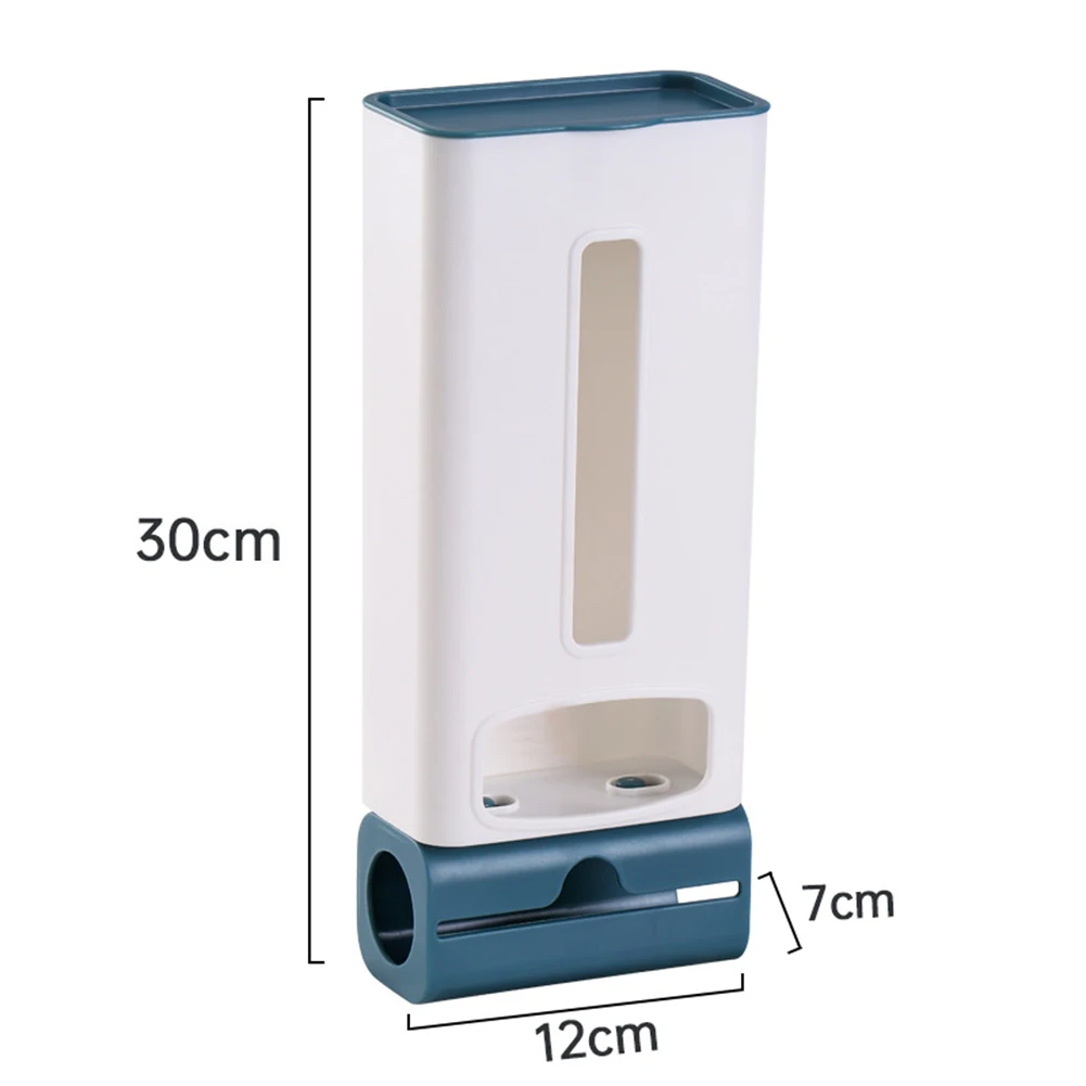 

Wall Mount Garbage Bag Storage Box Organizer Plastic Bag Dispenser Storage Case Home Kitchen Accessory