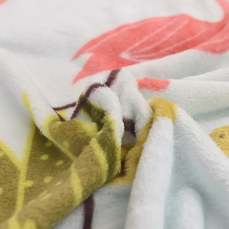 Зимнее теплое мягкое утяжеленное одеяло для кровати коралловые флисовые