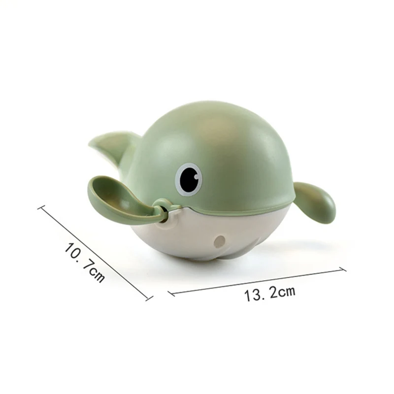 

Cartoon Whale Baby Bath Toys Clockwork Dabbling Kids Shower Toys For Bathroom Bathtub Beach Swimming Pool Water Toy For Children