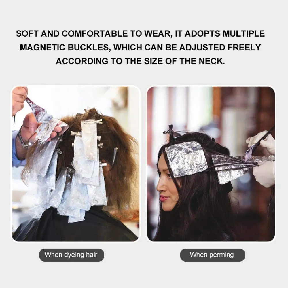 Стрижка волос воротник водонепроницаемый Парикмахерская накидка для