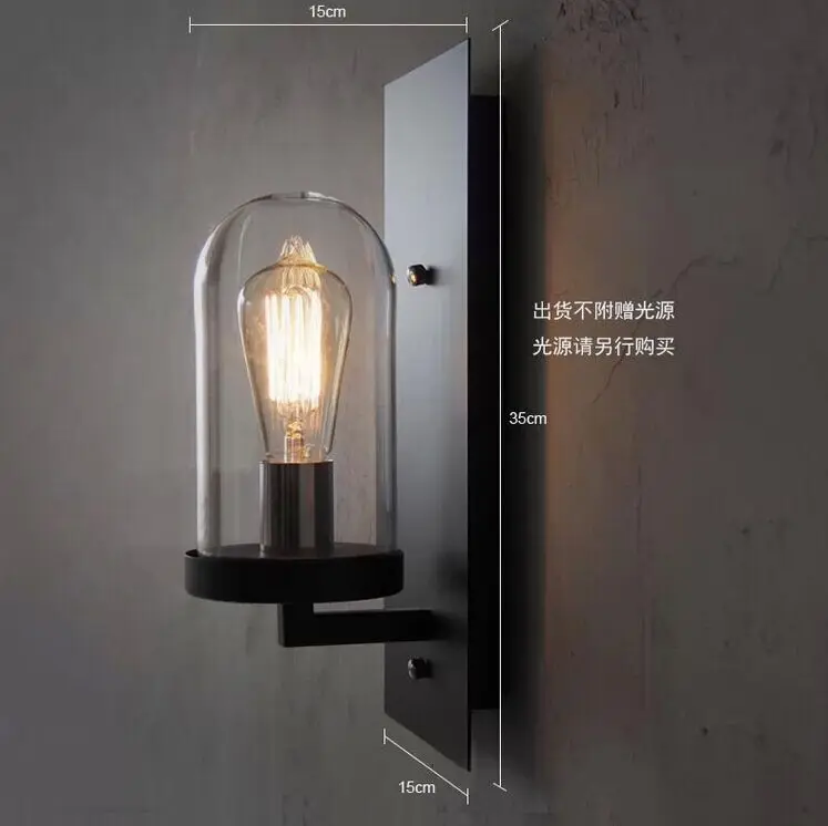 Винтажная лампа для промышленного декора деревянный коридор столовая спальня