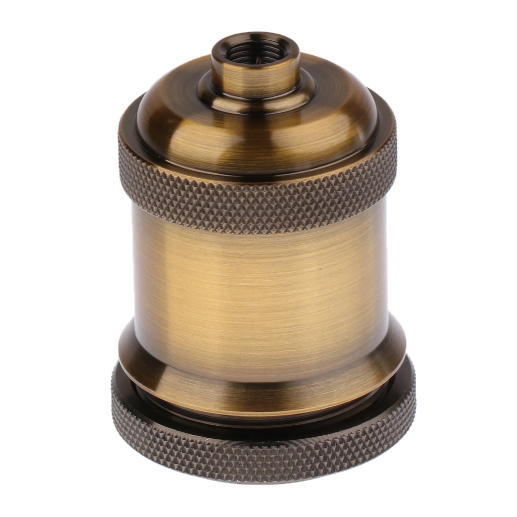 

E27 Medium Light Socket Metal Shell Retro Pendant Light Holder