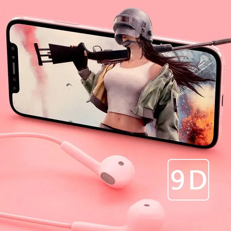 JTKE портативные спортивные наушники проводные с супер басами и встроенным