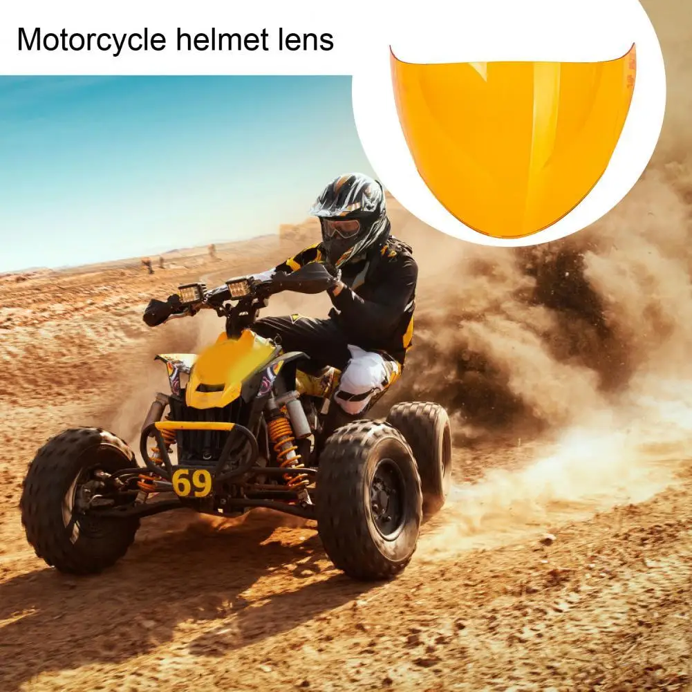 

Motorbike Helmet Visor Useful Motorcycle Helmet Lens Face Protector Anti UV Helmet Faceshield