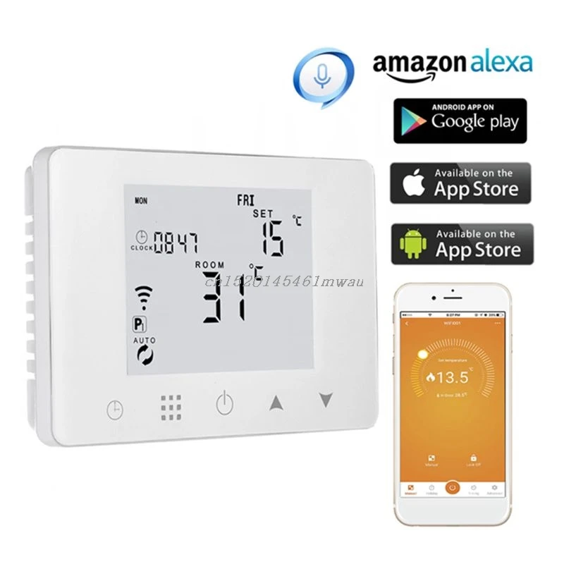 Беспроводной комнатный термостат бытовой газовый котел бойлер водонагреватель