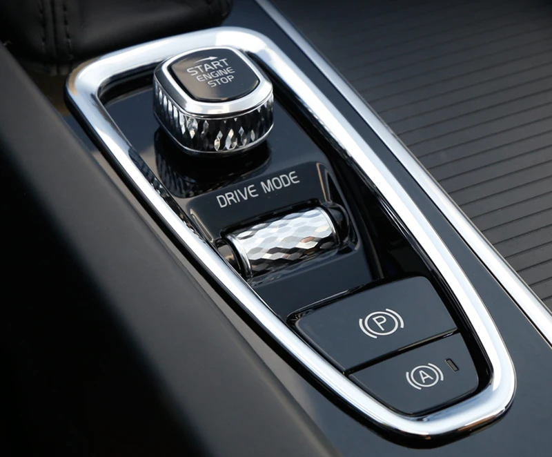 Для Volvo XC60 2018 2020 / XC90 2015 2019 хромированная Внутренняя Шестерня электронная рамка