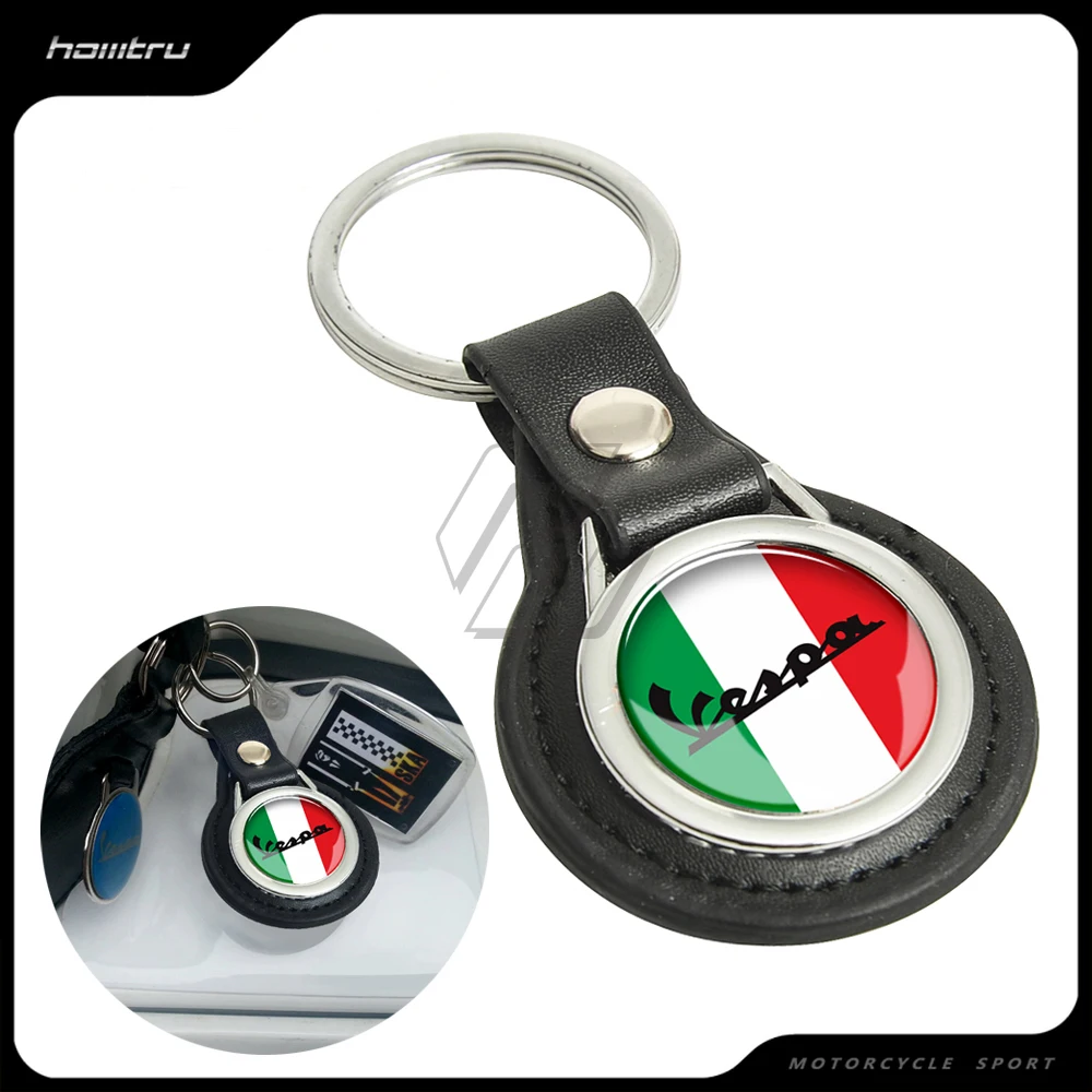 

Motorcycle Scooters Keychain Key Ring Key Fob Case for Piaggio Vespa LX LXV GTS GTV Sprint 50 125 150 200 250 300