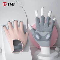 tmt gym gloves for women body building sports fitness dumbbell workout breathable gloves for crossfit weight lifting training