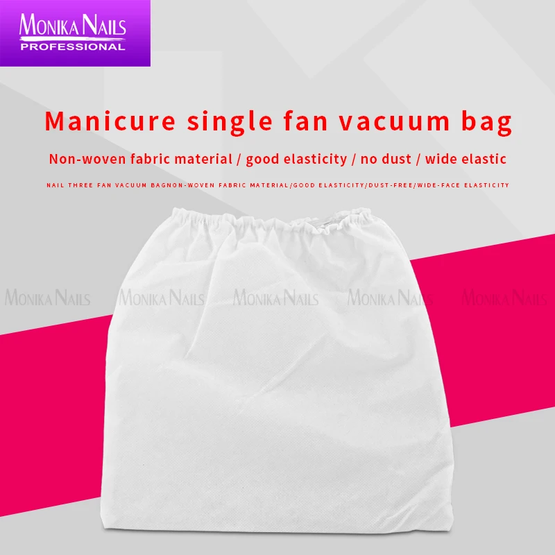 Белый эластичный пылесборник нетканые Сменные моющиеся мешки для хранения