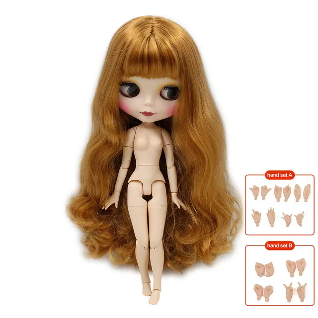 Ледяная фабрика blyth кукла Обнаженная шарнир тело 1/6 BJD 30 см модные куклы игрушки подарок специальная цена на продажу - Цвет: 260BL764AM