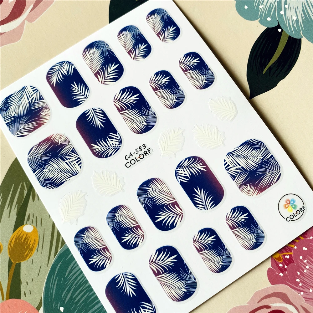 Стикер на полную длину бьюти-мультфильм-греческие серии 3D задняя клей для ногтей