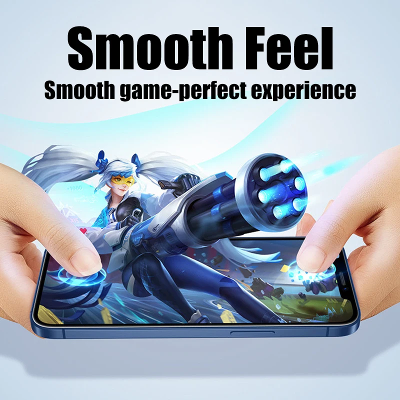 

4Pcs Full Cover Glass on the For iPhone 11 Pro X XR XS MAX 12 Pro Max Mini Screen Protector For iPhone 7 8 Plus Tempered Glass