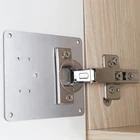 Петля для ремонта пластины Кухня шкаф со стеклянными дверцами Ремкомплект для шкафных петель для ремонта боковые панели крепление Кабинета петля для двери шкафа