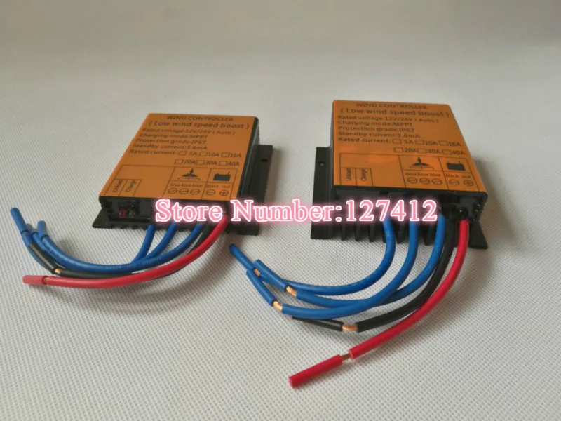10A 16A 20A 30A со слежением за максимальной точкой мощности Boost Wind Мощность Генератор контроллер заряда для фотоэлектрических систем для AC ветровая турбина 12 V/24 V авто отличить регулятор ветрового генератора