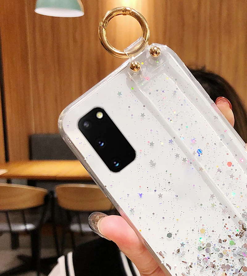 bling phone case for samsung galaxy s22 s21 s20 fe note 20 ultra s10 s9 s8 plus a12 a32 a52 a72 5g a51 a71 with holder cover free global shipping