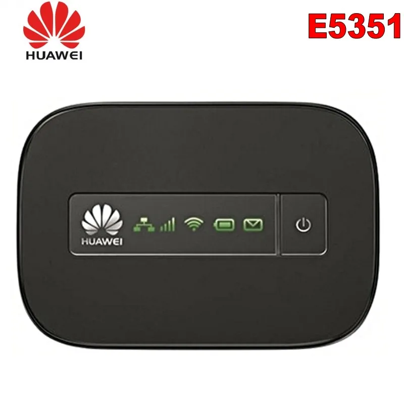 Разблокировка huawei E5351 лучший 3G Портативный WiFi роутер с слотом для sim-карты 21 м Карманный WiFi AP с антенным портом