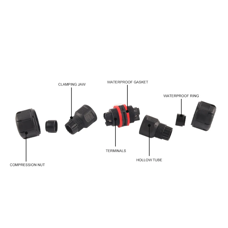IP68 Waterproof Connector I/Y/T Shape 2/3/4/5 Pin Electrical Terminal Adapter Wire Cable For Outdoor LED Light Connect | Обустройство