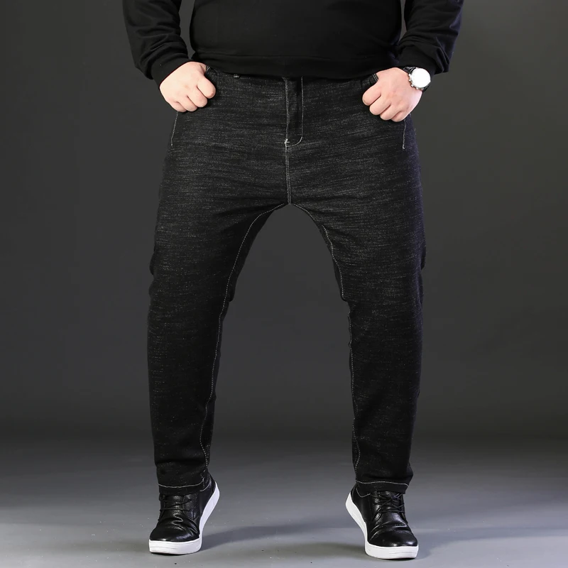 Оригинальные мужские повседневные модные классические джинсы с эластичным