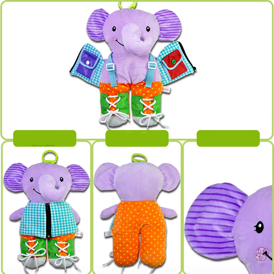 Детские Монтессори Деревянные игрушки материалы туалетный шнуровка обучения