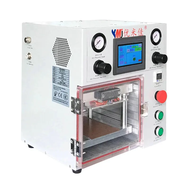 

Vacuum OCA laminating machine dual pressure regulating valve portable laminating, used for Samsung curved surface repair
