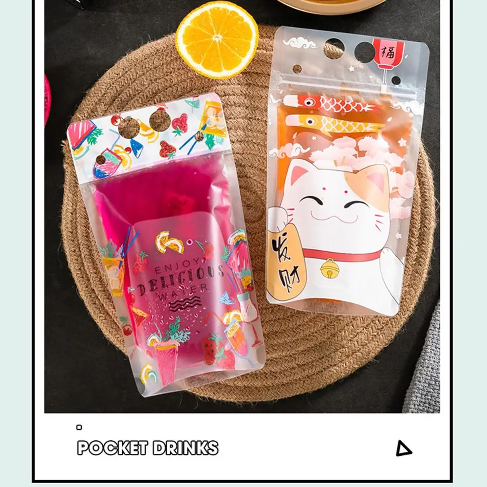 50 шт. одноразовые пакеты для хранения жидкости кофе|Сумки вещей| |