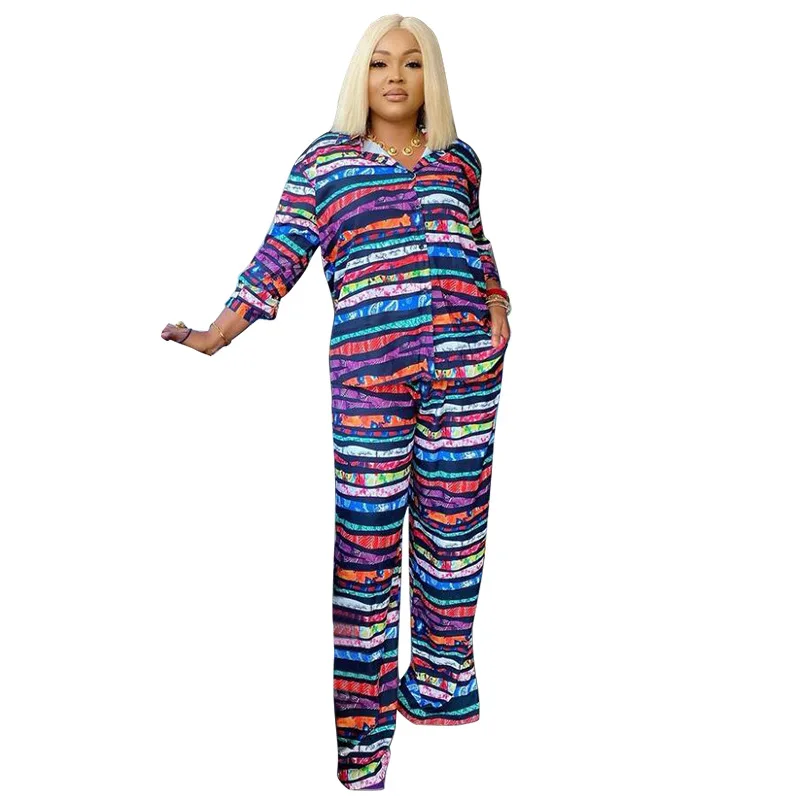 

Cutubly комплект из 2 предметов Весна отложной воротник из двух частей комплект ювелирных изделий для женщин Полосатое Платье с принтом и длинн...