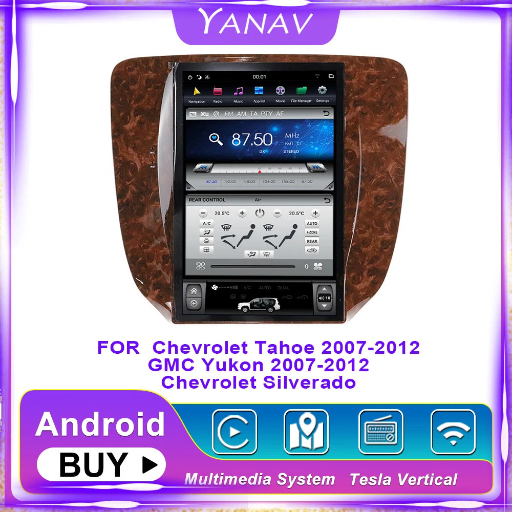 Автомагнитола на платформе Android с вертикальным экраном и GPS навигацией для chevrolet