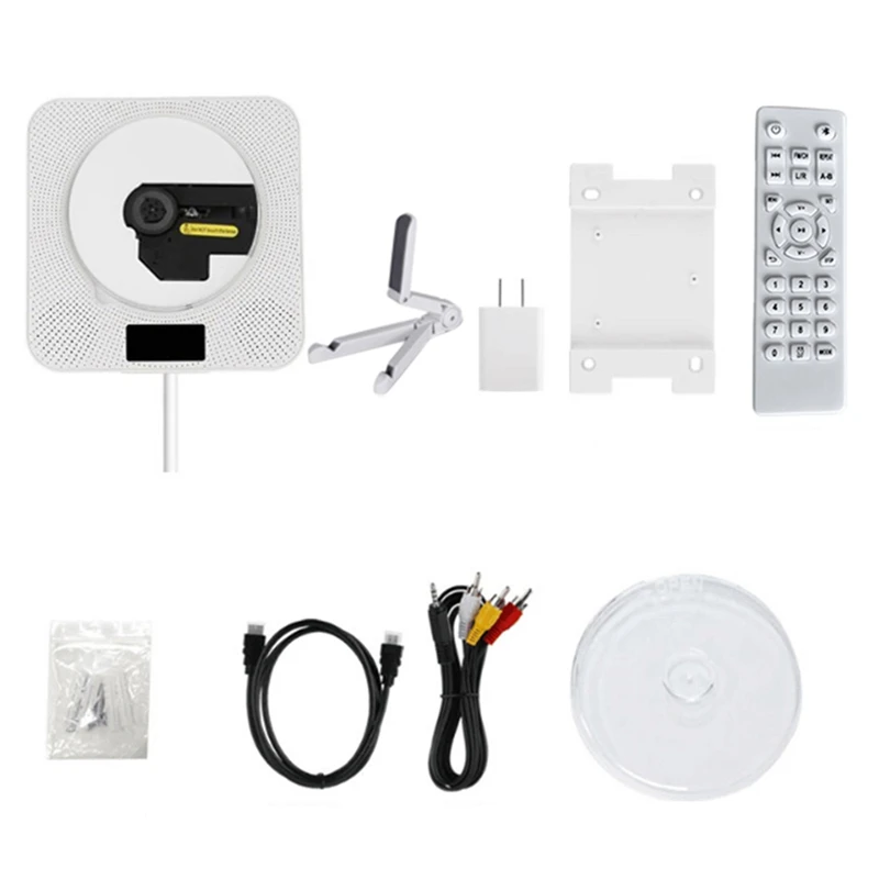 CD DVD плеер Bluetooth динамик настенный fm радио с светодиодный дисплей и пульт