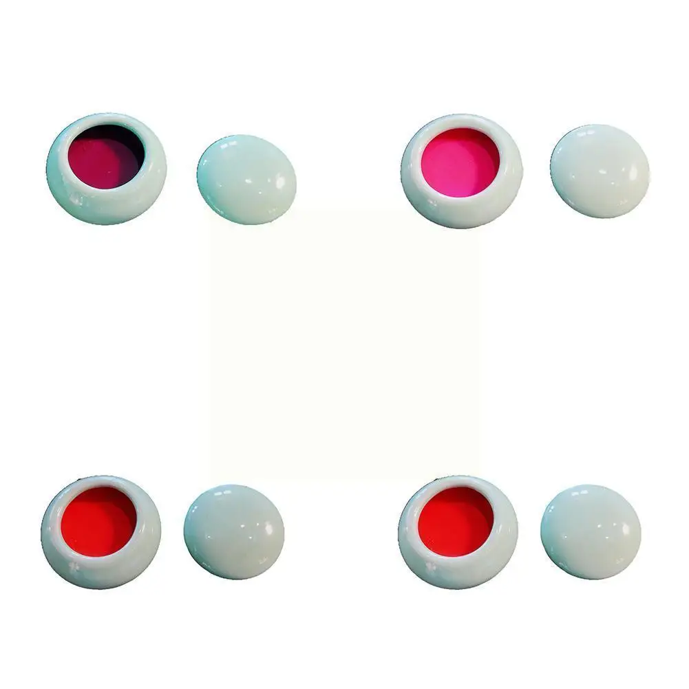 

10g Natural Rouge Long Lasting Blusher 3 In 1 Lipstick Rouge Ceramic Makeup Rouge Powder Paste Box Face T9d5