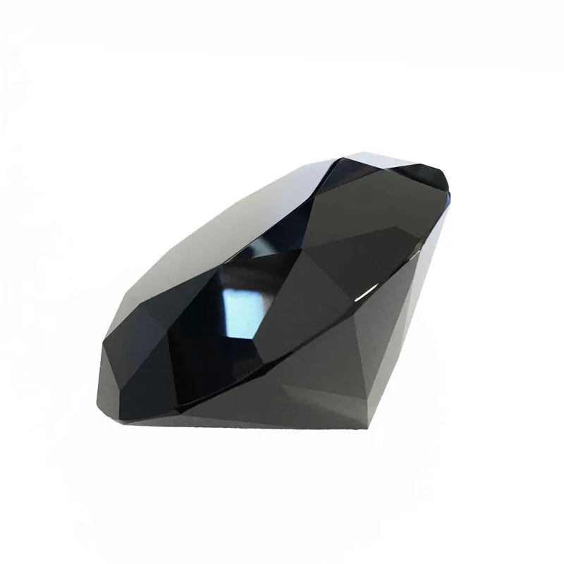 30 мм-150 мм черный Красочный Кристалл Алмаз пресс-папье гигантский драгоценный