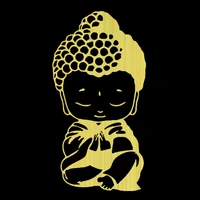 s51112 various sizescolors car stickers vinyl decal buddhism religion buddha motorcycle decorative accessories waterproof